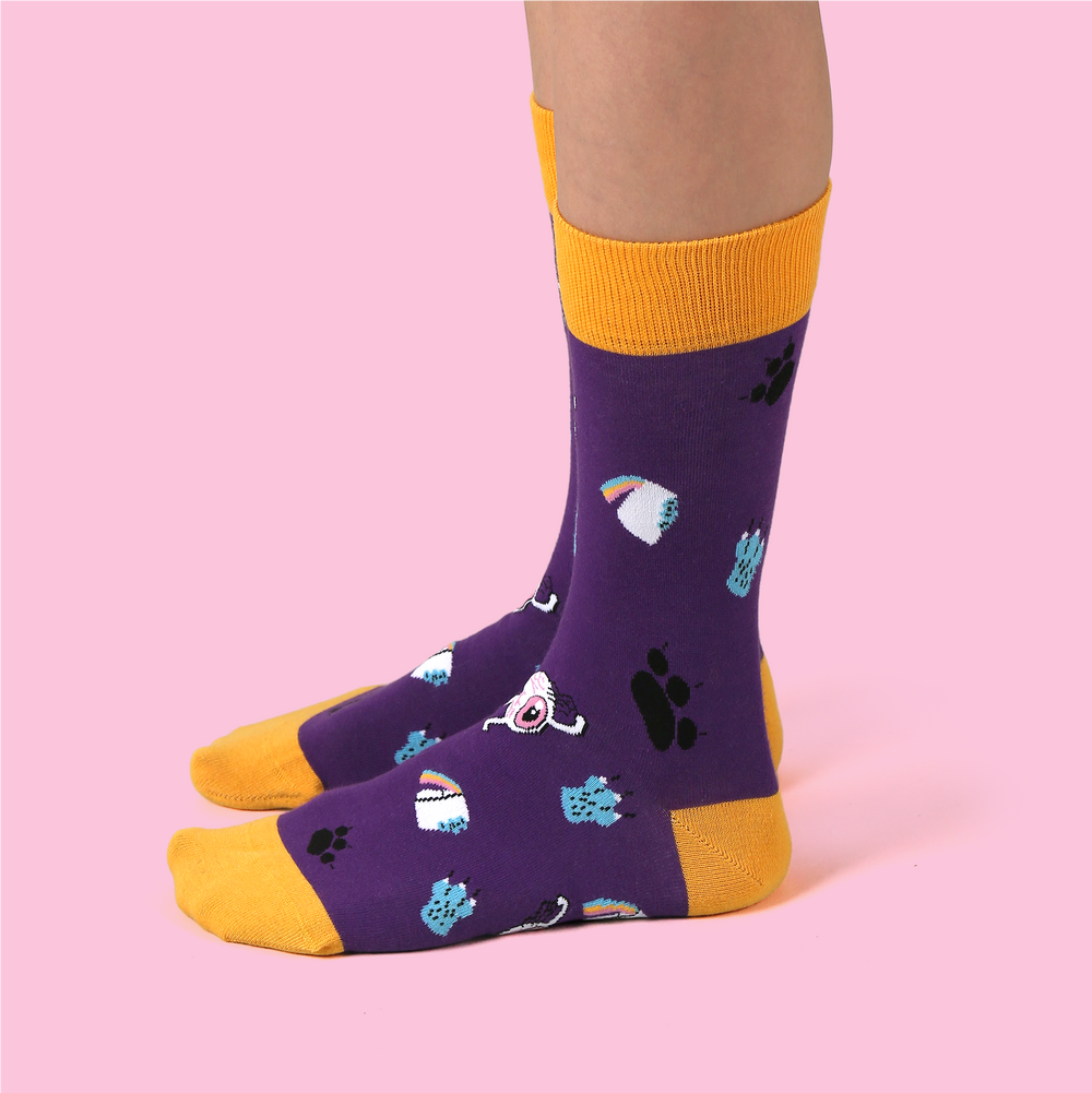 Wise Cat Socks