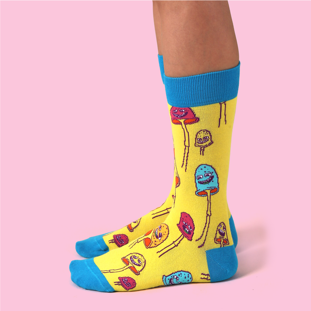 Funny Mushrooms Socks